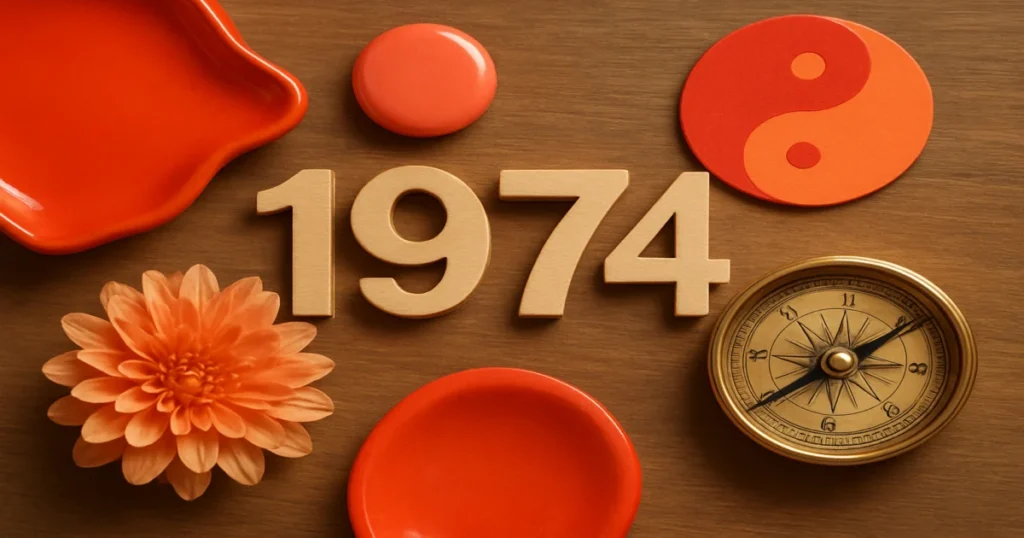 Щасливі символи 1974 року: числа, кольори, напрямки та культурні асоціації